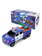 PatrolMaster™ Electric Police Truck Toy | High-Speed Musical Cruiser with Flashing Lights & Dynamic Action 🚔🚨✨