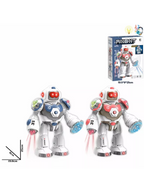 RoboBuddy™ Interactive Family Entertainment Robot | Light-Up Electronic Companion with Sound, Music & Dynamic Movement 🤖✨🎶