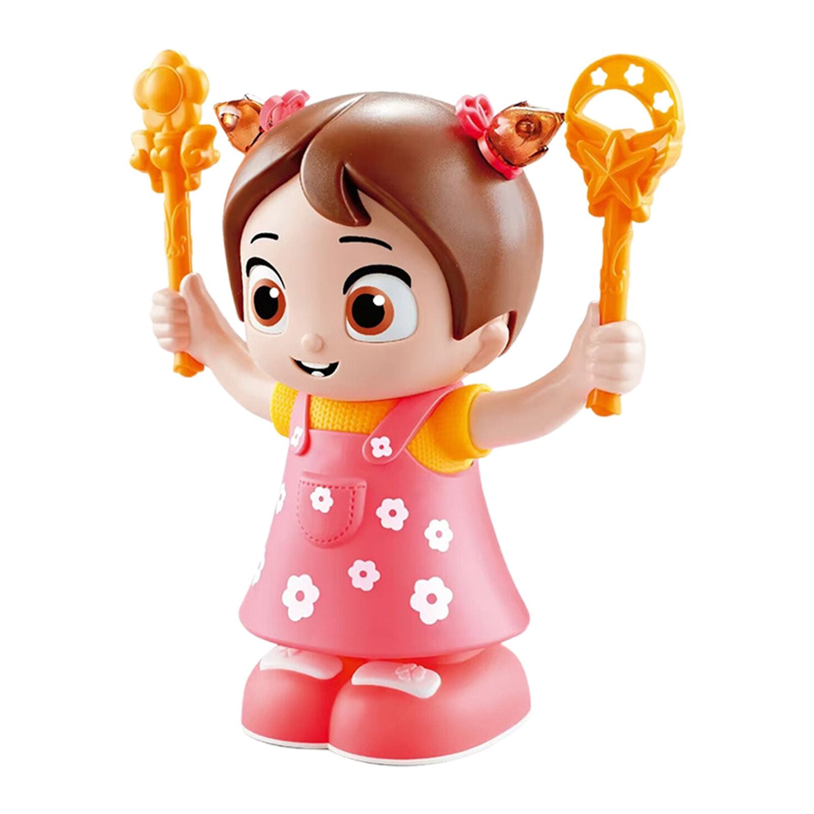 TumbleJoy™ Electric Action Somersault Doll | Voice & Hand-Clap Controlled Stunt Flipping Girl Toy 🤸‍♀️🎶