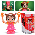 TumbleJoy™ Electric Action Somersault Doll | Voice & Hand-Clap Controlled Stunt Flipping Girl Toy 🤸‍♀️🎶