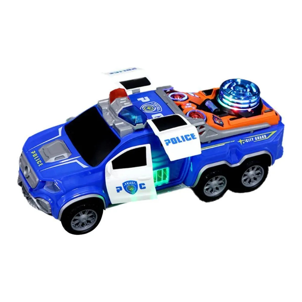 PatrolMaster™ Electric Police Truck Toy | High-Speed Musical Cruiser with Flashing Lights & Dynamic Action 🚔🚨✨