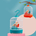 ChirpPal™ Acoustic Sensor Mini Birdcage | Voice-Activated Electronic Singing Bird Toy with Upgrade Light 🦜✨
