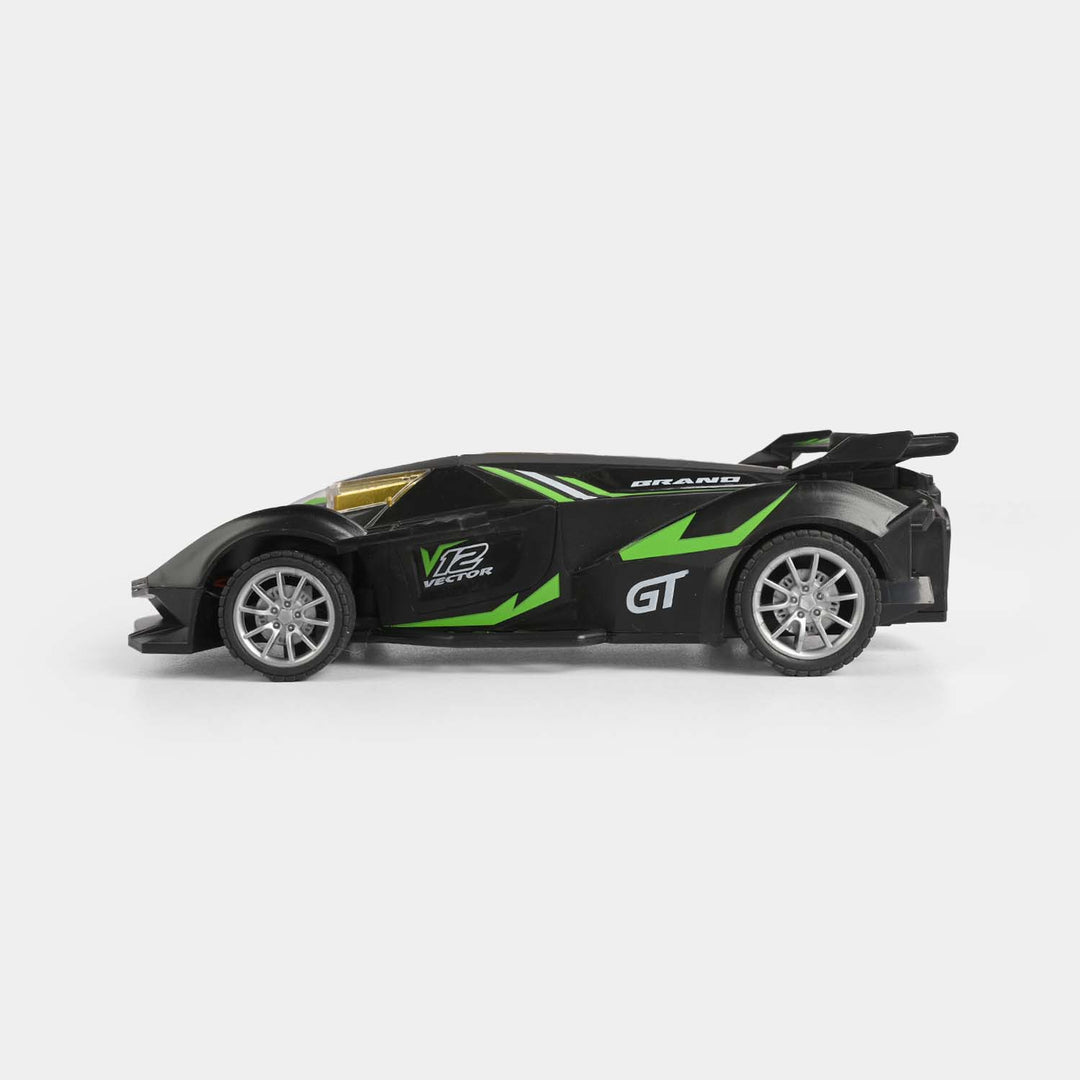 RC Racing Spray Car 1:18 Scale – Remote Control Sports Car with Smoke Spray & LED Lights