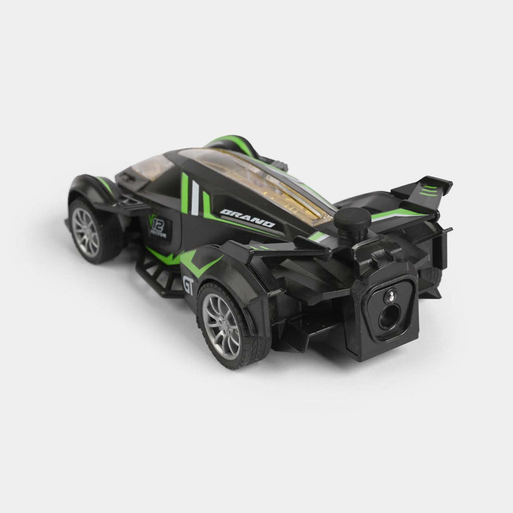 RC Racing Spray Car 1:18 Scale – Remote Control Sports Car with Smoke Spray & LED Lights