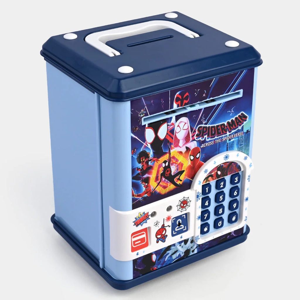 WebSlinger™ Spider-Man Electronic Money Safe | Interactive Piggy Bank with Passcode, Light, Sound & Fingerprint Simulation 🕷️🕸️💰