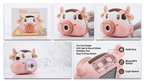 BubblyCow™ Automatic Cartoon Bubble Camera | Cute Animal Bubble Blaster with Dynamic Music & LED Lights 🐮🫧📸