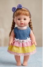 SweetMelody™ Interactive Musical Baby Doll | Cute Blonde Pigtails Toddler Doll with Sound & Light Effects 👱‍♀️🎶✨
