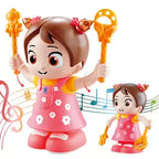 TumbleJoy™ Electric Action Somersault Doll | Voice & Hand-Clap Controlled Stunt Flipping Girl Toy 🤸‍♀️🎶