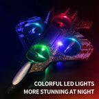 S1 Fighter RC Drone – 4 Propeller Remote Control Aircraft with One Key Hover & LED Lights