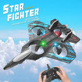 S1 Fighter RC Drone – 4 Propeller Remote Control Aircraft with One Key Hover & LED Lights