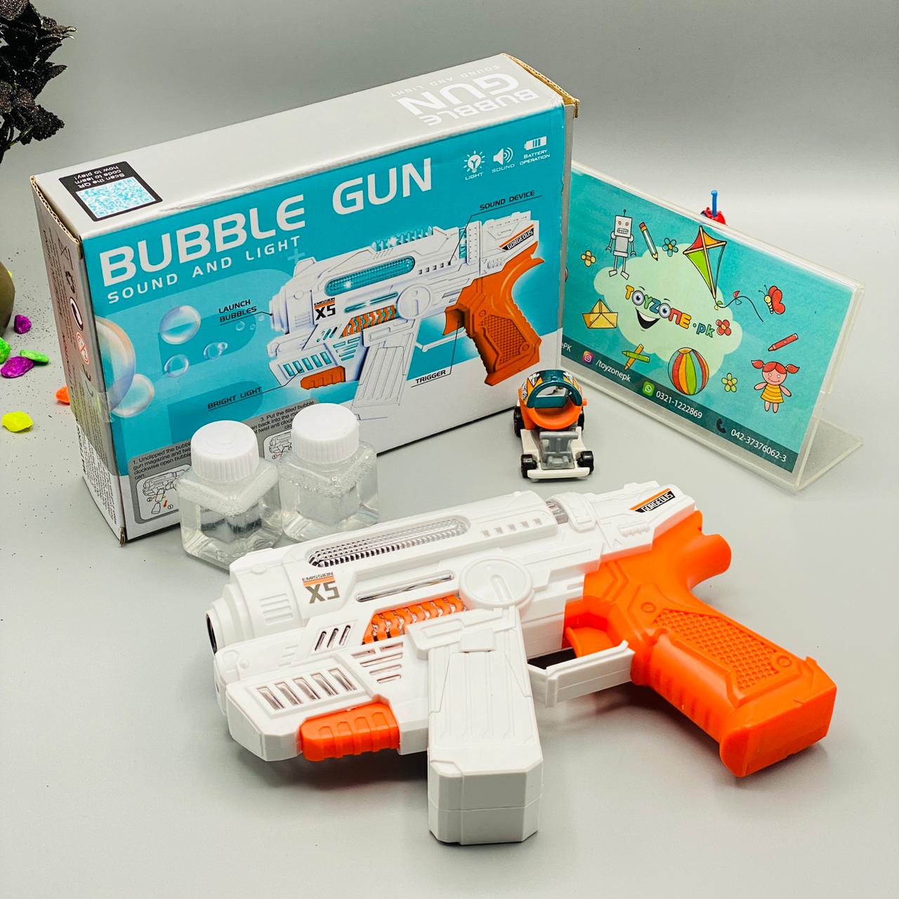 BubbleBlaster X5™ Sound & Light Electric Bubble Gun | Interactive LED Bubble Shooter for High-Energy Outdoor Fun 🫧🔫✨