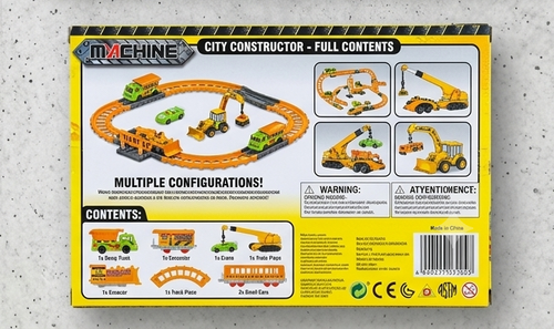 BuildMaster™ Engineering Construction Play Set | Interactive Excavator & Construction Vehicle Track System 🏗️🚧👷‍♂️