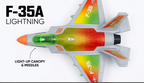 F-35A Lightning™ Interactive Fighter Jet | Bump & Go Military Aircraft Toy with Flash Lights & Sound Effects ✈️🚀✨