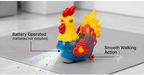 CluckN’Glow™ Interactive Electric Toy Chicken | Musical Walking Cartoon Rooster with Flashing LED Lights & Sound Effects 🐔🎵✨