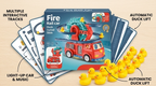 FireRescue™ Duck Swivel Slide Rail Car | Interactive Fire Truck Vehicle Playset with Rotating Ferris Wheel & Track 🚒🦆🎡✨