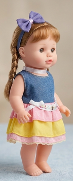 SweetMelody™ Interactive Musical Baby Doll | Cute Blonde Pigtails Toddler Doll with Sound & Light Effects 👱‍♀️🎶✨