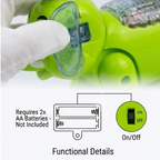 CleverElephant™ Interactive Walking Electric Toy | Musical Cartoon Elephant with Flashing 3D LED Lights & Bumper Action 🐘🎵✨