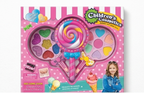 GlamourLollipop™ Deluxe Children's Cosmetic Makeup Set | Fun, Imaginative Play Beauty Kit with Eyeshadows & Lip Colors 🍭💄✨