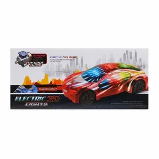 NeonDrift™ 3D LED Electric Racing Car | Battery-Operated Sports Racer with Intelligent Bump-and-Go Action & Immersive Music 🏎️🌈✨