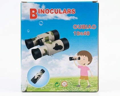 Oubiao™ 10x40 Camouflage Kids Binoculars | Enhanced High-Power Outdoor Exploration Spyglass for Hiking, Bird Watching & Camping 🌲🔭🪖
