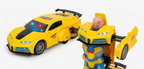TransDrive™ 2-in-1 Automatic Transforming Robot Car | Battery-Operated Sports Car with Flashing Lights, Sound & Bump-and-Go Action 🏎️🤖✨
