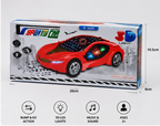 TurboGlow™ 3D Light Electric Sports Car | Battery-Operated Toy Racing Car with Omnidirectional Bump-and-Go Action & Dynamic Sound 🏎️🌟🔊