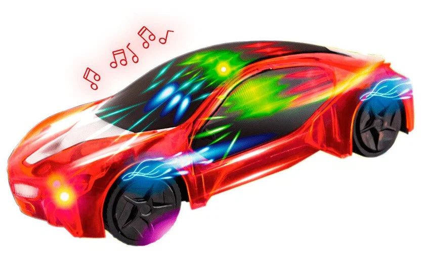 NeonDrift™ 3D LED Electric Racing Car | Battery-Operated Sports Racer with Intelligent Bump-and-Go Action & Immersive Music 🏎️🌈✨