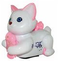 LovelyBabyCat™ Electric Walking Kitty Toy | Interactive Musical Cartoon Cat with Flashing LED Lights & Bump-and-Go Action 🐱🎵✨