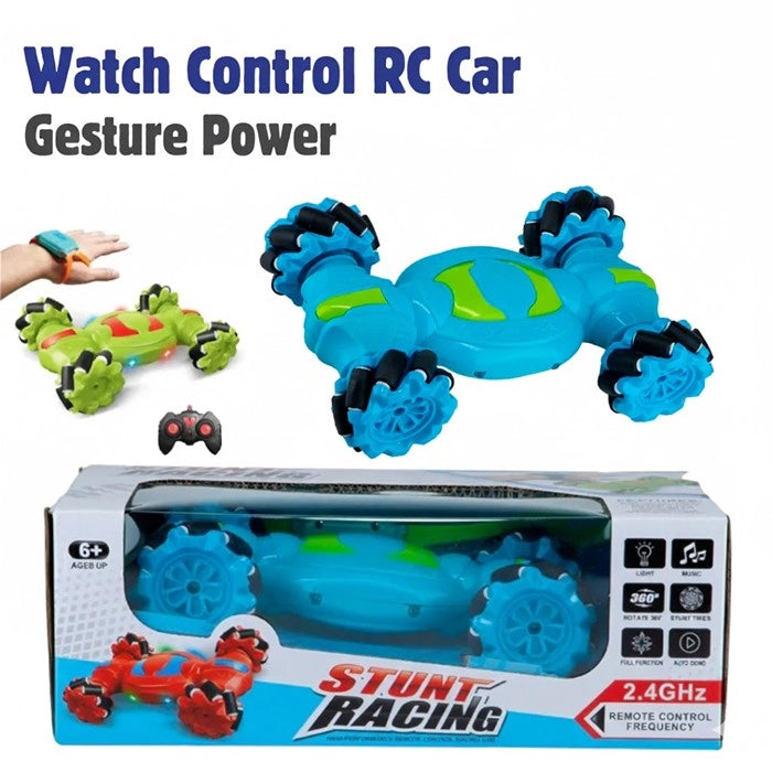 Gesture Control Stunt Racing Car – Watch Control RC Car with 360° Rotation & 2.4GHz Remote