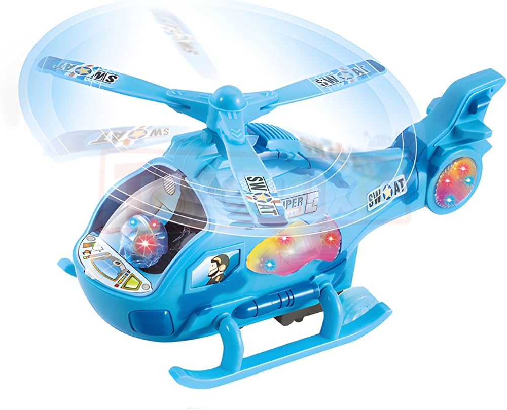 SkyCruiser™ Interactive Electric Helicopter Toy | 360° Rotating Omnidirectional Action with Dynamic Music & Lights 🚁✨