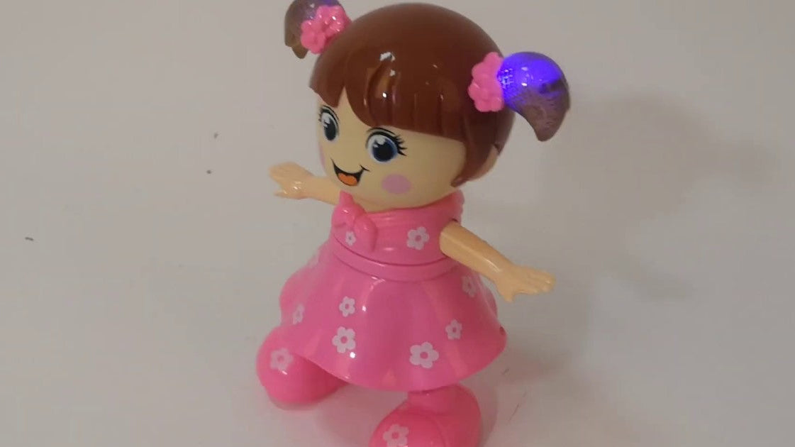 GlowGroove™ Interactive Dancing Baby Girl Doll | Electronic Musical Toy with 3D Lights & Motion 💃🎶