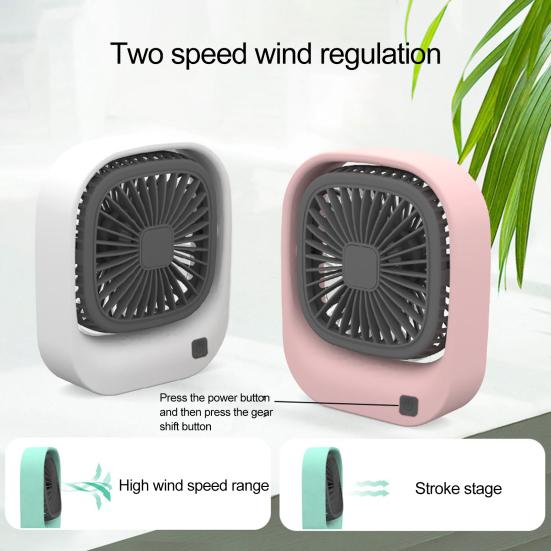 BreezeCube™ Ultra-Portable Desk Fan | 3-Speed Adjustable Mini Personal Cooler 🌬️✨