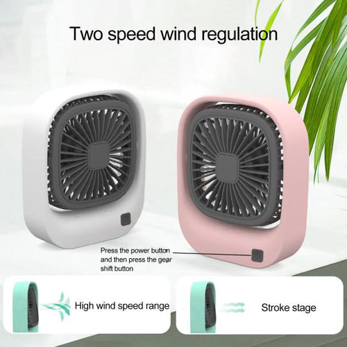 BreezeCube™ Ultra-Portable Desk Fan | 3-Speed Adjustable Mini Personal Cooler 🌬️✨
