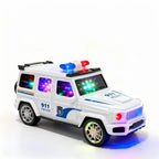 City Rescuer™ Kids Electric Police Car Toy | 3D LED Light Effect & Siren Sound SUV Cruiser 🚓🚨