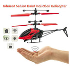 AeroHover™ Infrared Induction Mini Helicopter | Hand Sensor Controlled Flying Toy with USB Charging 🛸✋