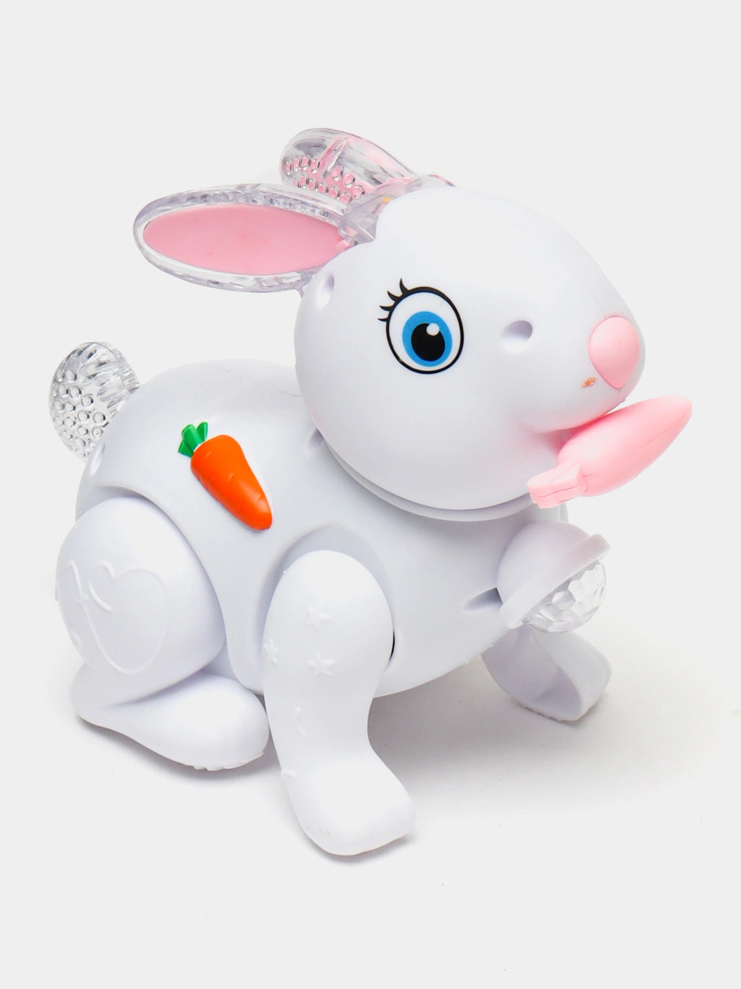 Bouncing Bunny™ Interactive Electric Rabbit Toy | Musical Walking Pet with LED Light-Up Ears 🐰🎵