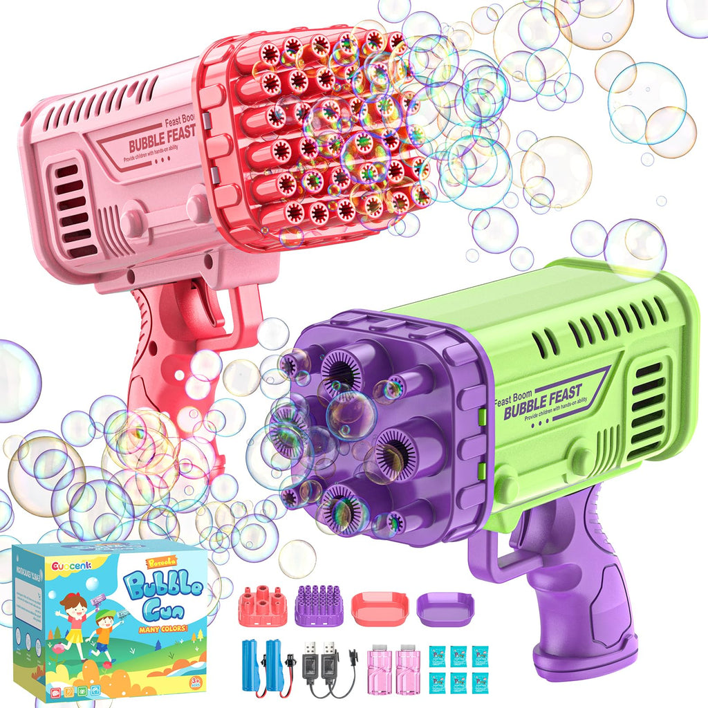 BubbleBlaster™ Multi-Hole Automatic Bubble Gun | High-Output Electric Bubble Machine for Kids 🫧🔫
