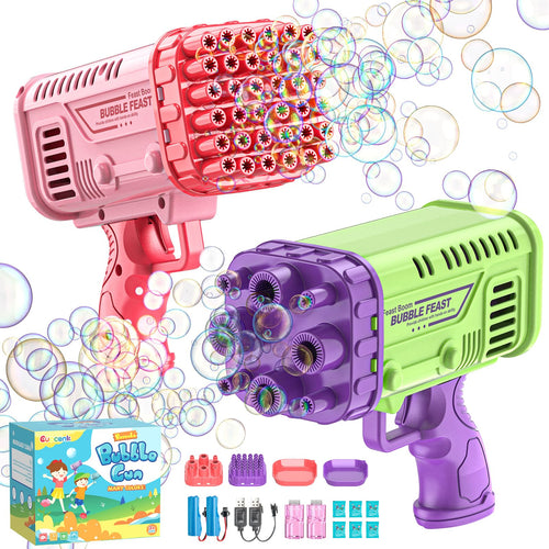 BubbleBlaster™ Multi-Hole Automatic Bubble Gun | High-Output Electric Bubble Machine for Kids 🫧🔫