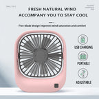 BreezeCube™ Ultra-Portable Desk Fan | 3-Speed Adjustable Mini Personal Cooler 🌬️✨