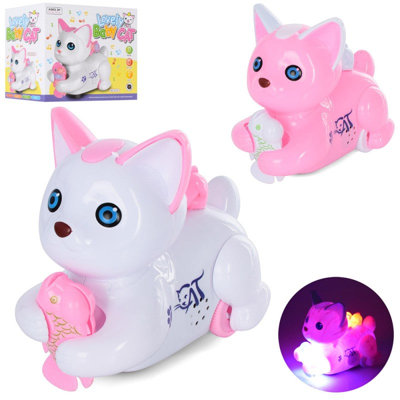 Lovely Baby Cat™ Interactive Musical Walking Toy | Electronic Pet with Lights & Sound 🐾🎵