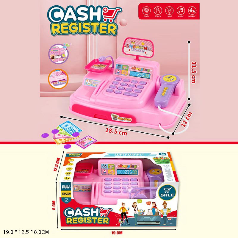 Little Banker™ Kids Cash Register Toy Set | Interactive Play Marketplace with Light & Sound 💸🛍️