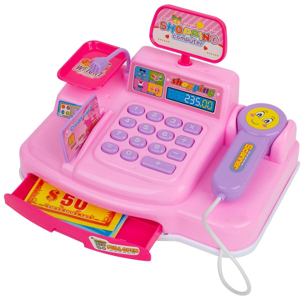 Little Banker™ Kids Cash Register Toy Set | Interactive Play Marketplace with Light & Sound 💸🛍️