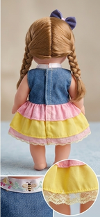 SweetMelody™ Interactive Musical Baby Doll | Cute Blonde Pigtails Toddler Doll with Sound & Light Effects 👱‍♀️🎶✨
