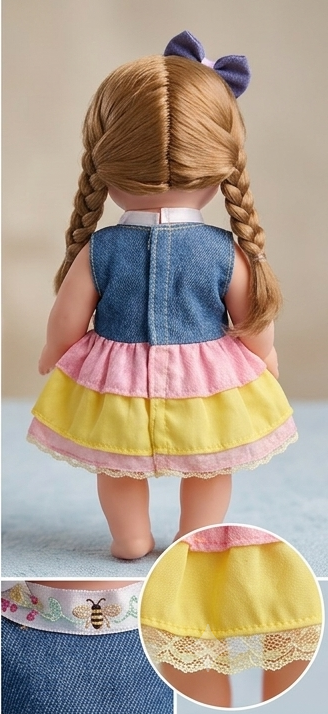 SweetMelody™ Interactive Musical Baby Doll | Cute Blonde Pigtails Toddler Doll with Sound & Light Effects 👱‍♀️🎶✨