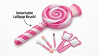 GlamourLollipop™ Deluxe Children's Cosmetic Makeup Set | Fun, Imaginative Play Beauty Kit with Eyeshadows & Lip Colors 🍭💄✨