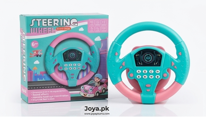 LittleRacer™ Interactive Baby Steering Wheel Toy | Musical Copilot Driving Toy with Lights, Sound Effects & Suction Cup Base 🚗👶🎵